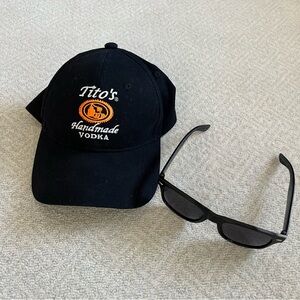 Tito’s Handmade Vodka Hat and Sunglasses